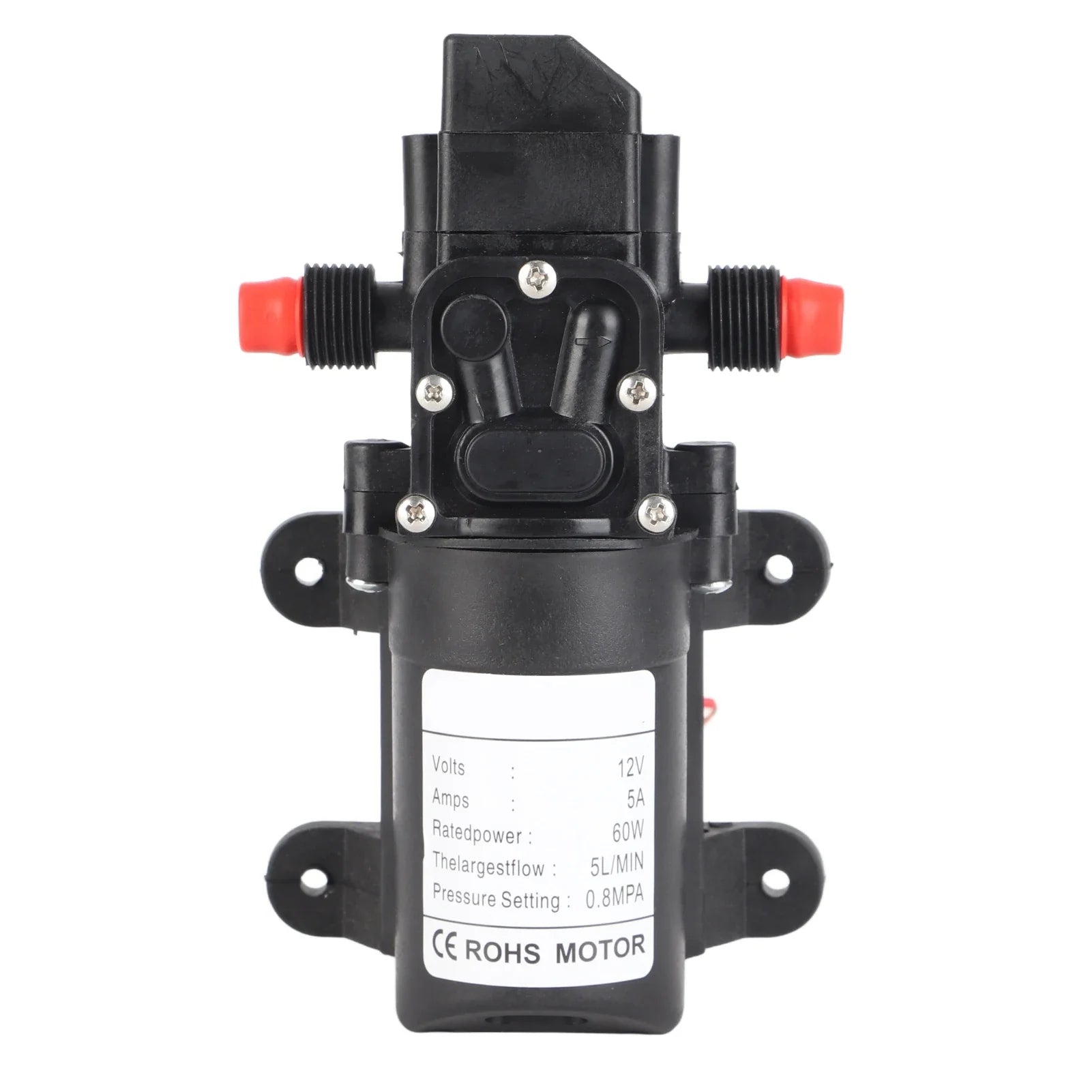 DC 12V Water Pump High Pressure 116Psi Self Priming Caravan Camping Boat