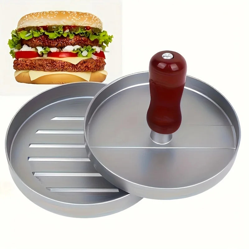 1PC Non-Stick Burger Press Patty Maker Metal Hamburger Mold for Beef