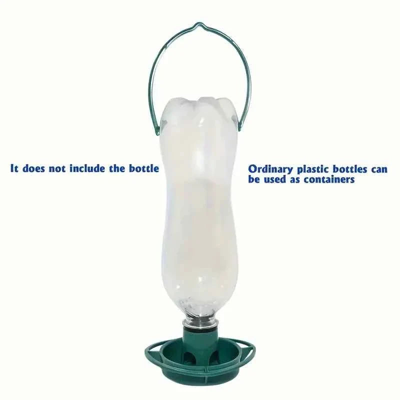 A Homemade Bird Feeder That Doesn'T Require Batteries, Made from PVC Material, Comes with a Hook, Suitable for Outdoor, Garden