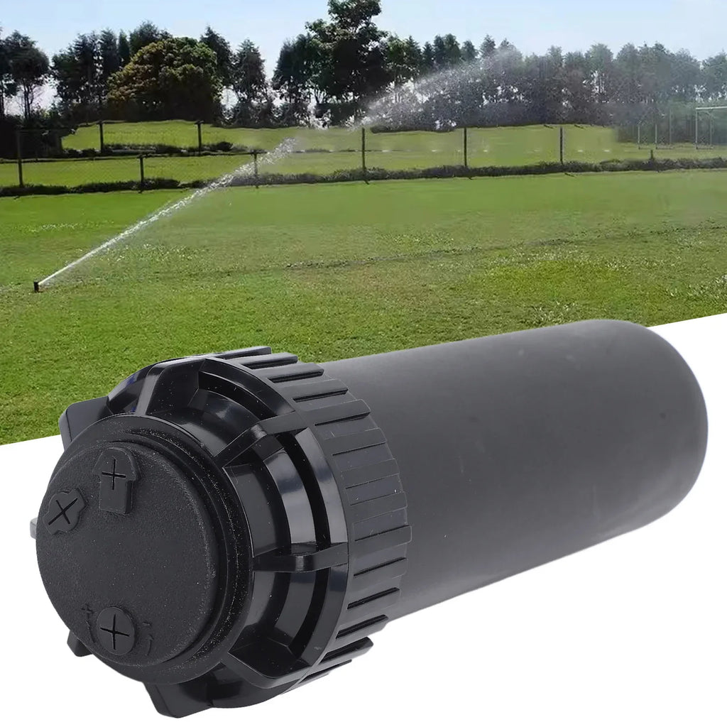 Telescopic Sprinkler Buried Retractable Sprinkler G3/4 Female Threaded Interface Plastic 40°‑360° Adjustable for Lawn