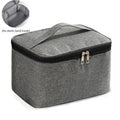 1pc Business Trip Men's Toiletry Bag Double Layer Large Capacity Cosmetic Bag Oxford Cloth Storage Bag Portable Handbag