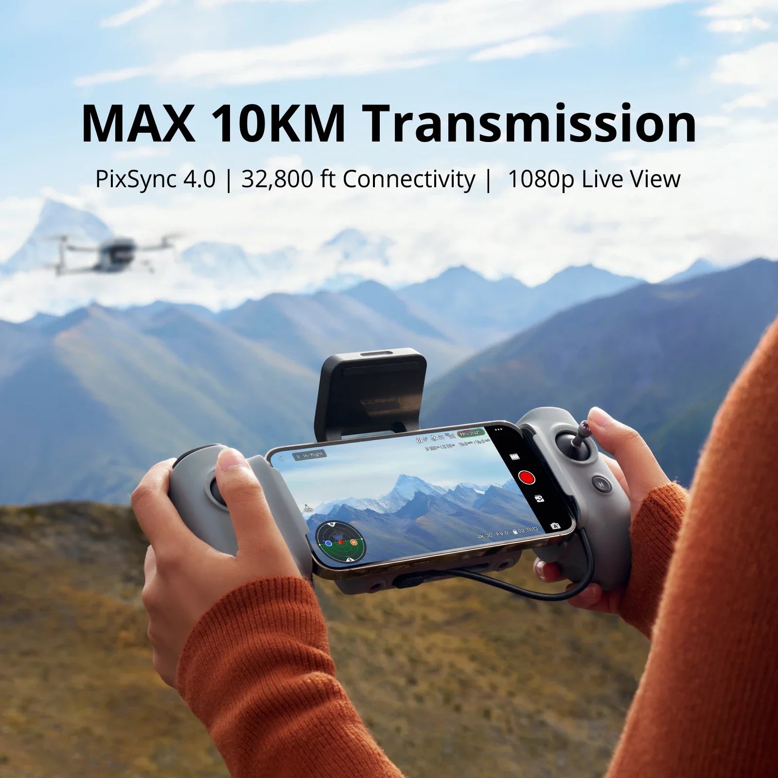 Potensic ATOM 2 Camera Drone With 4K HDR Video And 3-Axis Gimbal