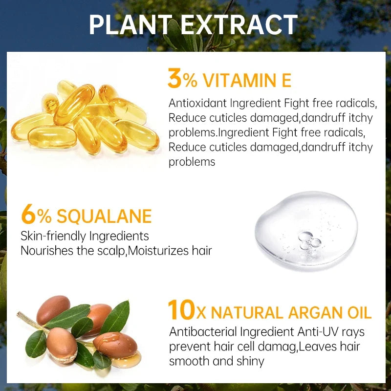 PURC Morocco Argan Oil For Hair Serum Repair Frizz Damage Hair Oil Scalp Treatment Smoothing Soft Hair Care Beauty Health 50ml