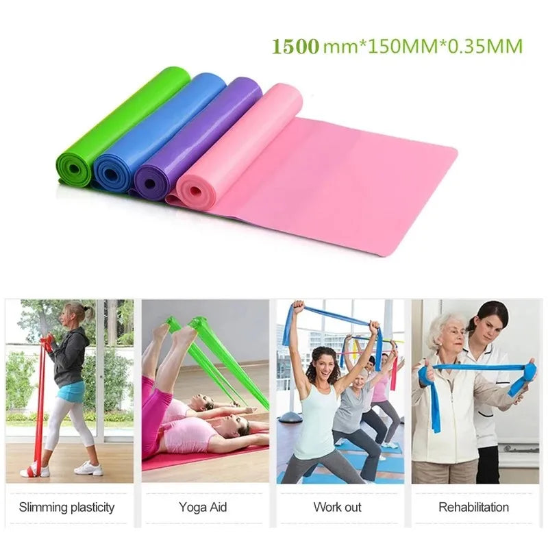 Yoga Physiotherapy Elastic Band | Gym Resistance Band for Pilates and Stretching