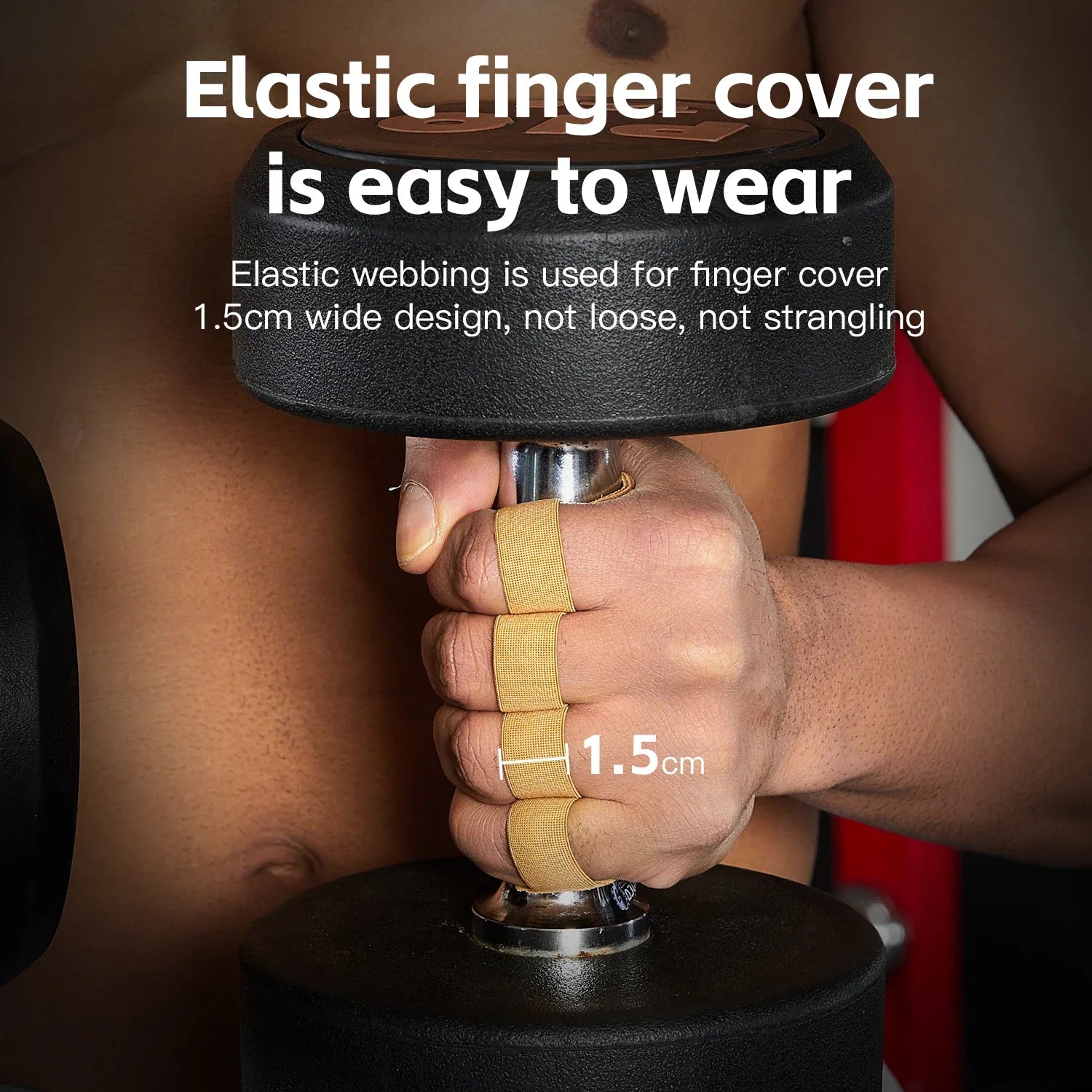 Powerlifting Gym Gloves | Breathable Weightlifting Gloves with Leather Palm Guard for Men and Women