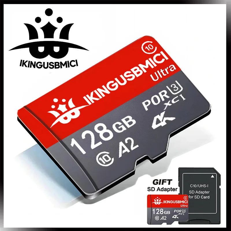 Extreme Pro 64GB Flash 512GB Micro SDXC Card 256GB SD UHS-I 64GB U3 V30 32GB TF Card Memory Card Adapter for 4K Gopro Camera DJI