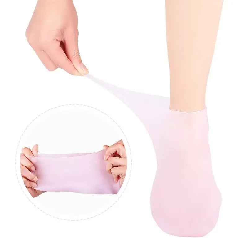 Silicone Exfoliating Socks & Gloves Anti Slip Foot & Hand Spa Mask Hands Peeling Gloves Prevents Dryness Feet/Hand Care Tools