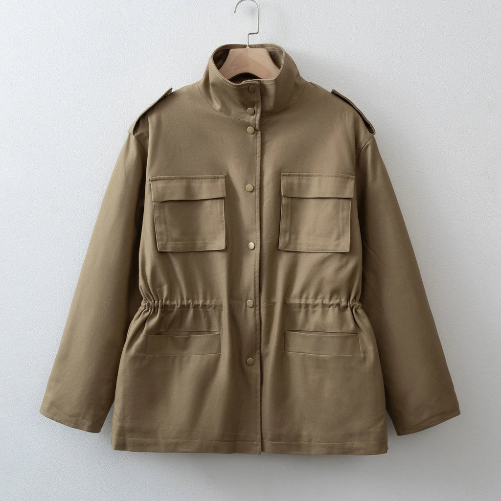 2026 Women Stand collar Casual Jacket Stylish coat