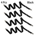 STONEGO 4PCS Double Clip Sheet Fasteners - Versatile Sheet Clips for Bed Sheets and Sofa Covers with Non-slip Adjustment
