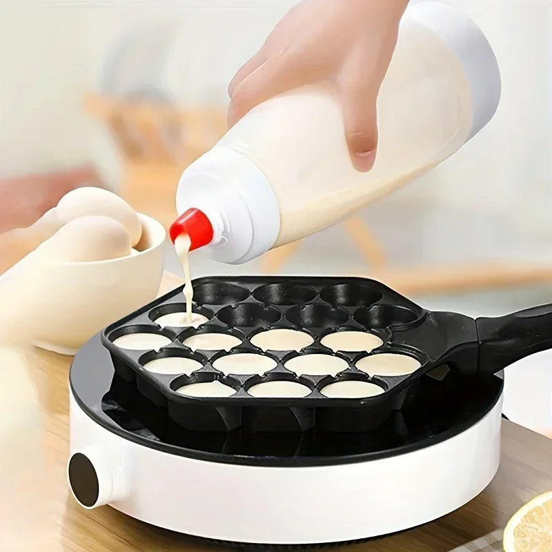 Pancake Batter Dispenser With Wire Whisk For Restaurant Quality