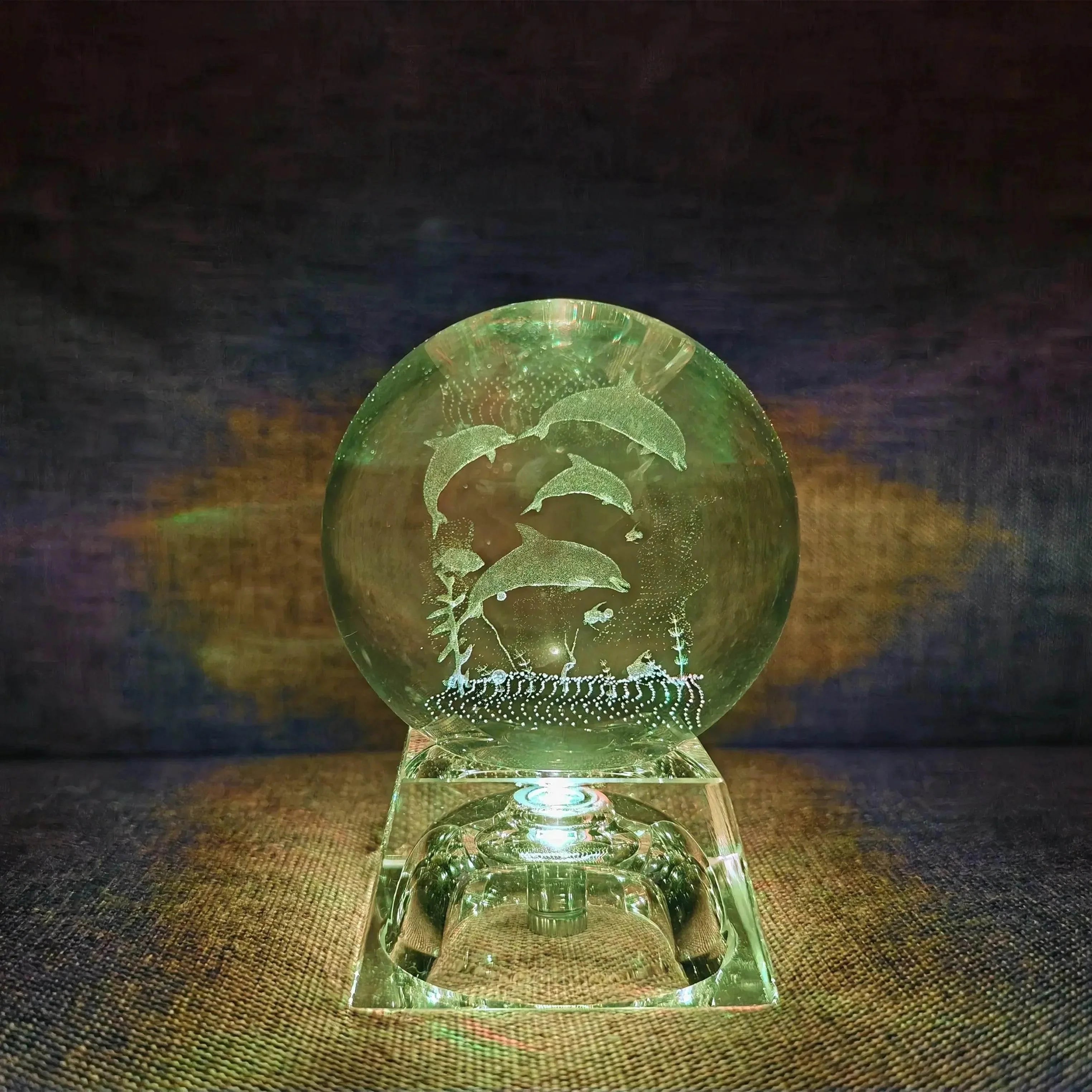 3D LED Crystal Ball Collectible