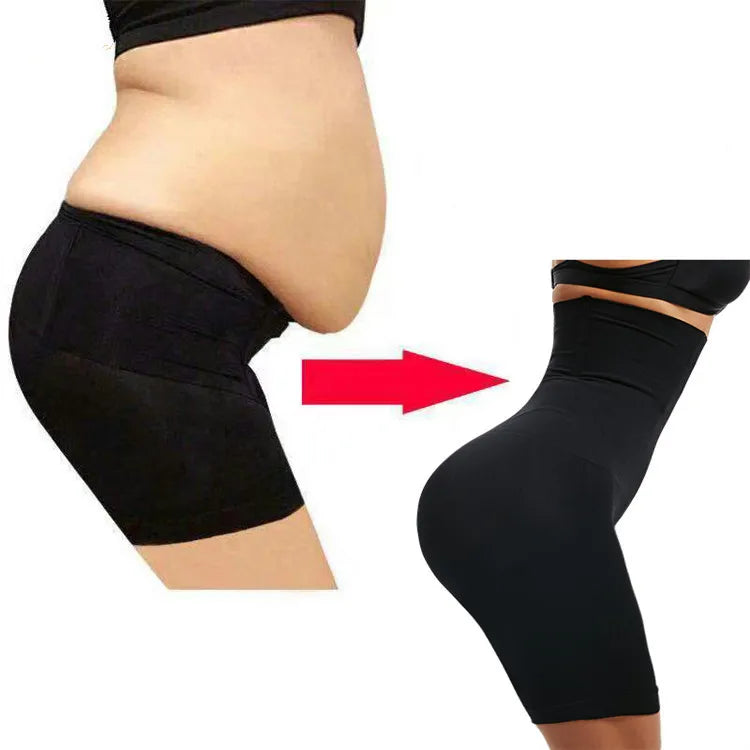 High Waist Trainer Panties Shapewear for Women Tummy Control Hip Butt Lifter Shorts Slimming Sheath Ladies Mid Thigh Body Shaper