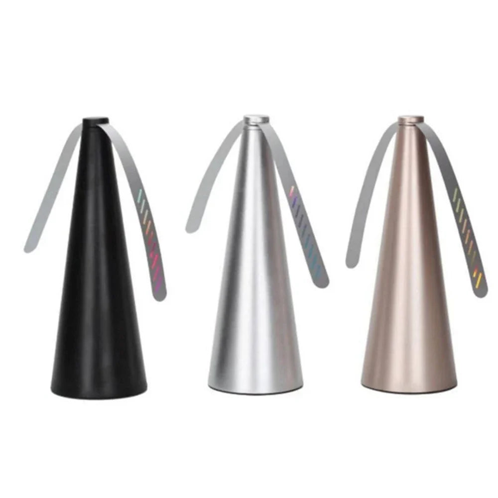 1PC Indoor and outdoor household automatic fly trap, battery fly fan, multifunctional fly repellent