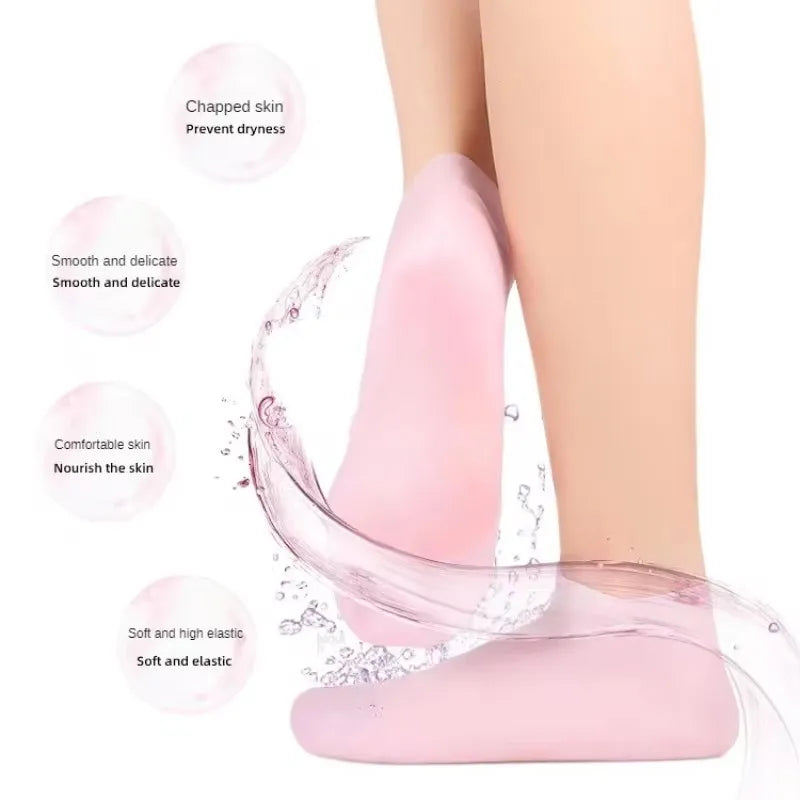 Silicone Exfoliating Socks & Gloves Anti Slip Foot & Hand Spa Mask Hands Peeling Gloves Prevents Dryness Feet/Hand Care Tools