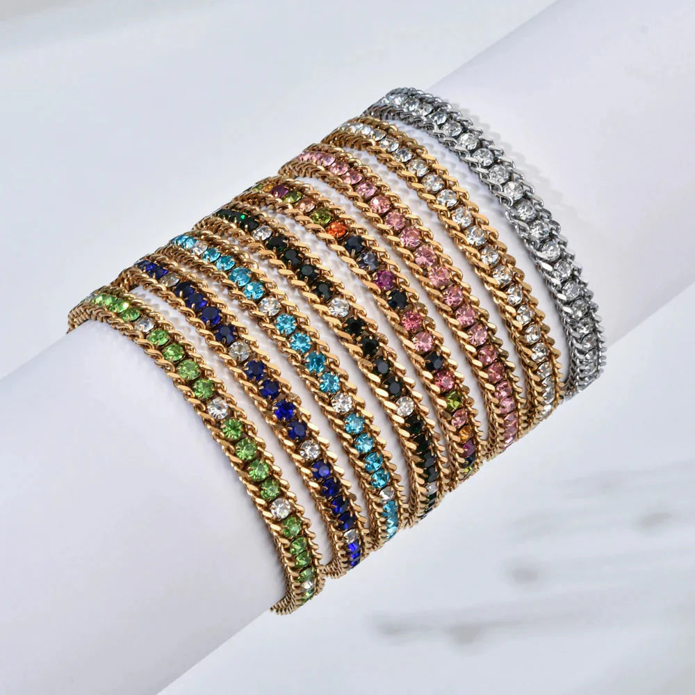 Crystal Cubic Zirconia Bracelet
