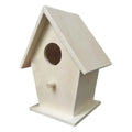 High-end Wooden Bird House For Outside To Paint Bird Nesting Box Handmade Birdhouse With Perch Diy Types Wall-mounted Nest