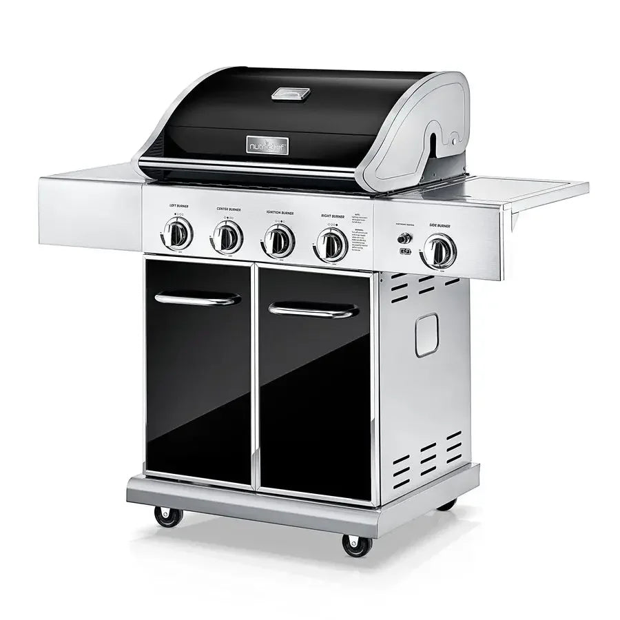 XMSJ HeavyDuty 5 Burner Propane Gas Grill With Electronic Ignition