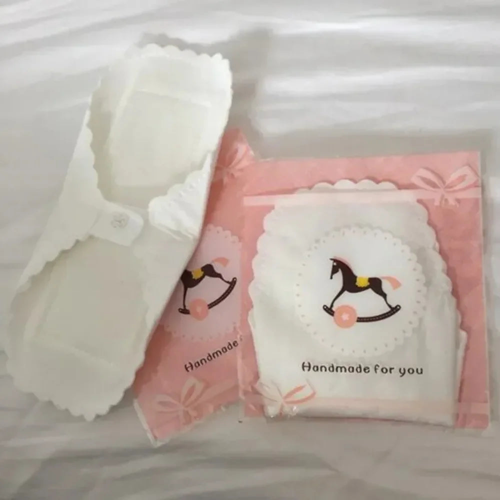 3pcs Cotton Reusable Thin Sanitary Pads Leakproof Washable Women Panty Liner Hygiene Menstrual Pads 180MM