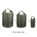 8L 40L 70L Waterproof Storage Bag Outdoor Traveling Carrying Bags For Boating Kayaking Canoeing Floating Dry Sack Pouch Portable