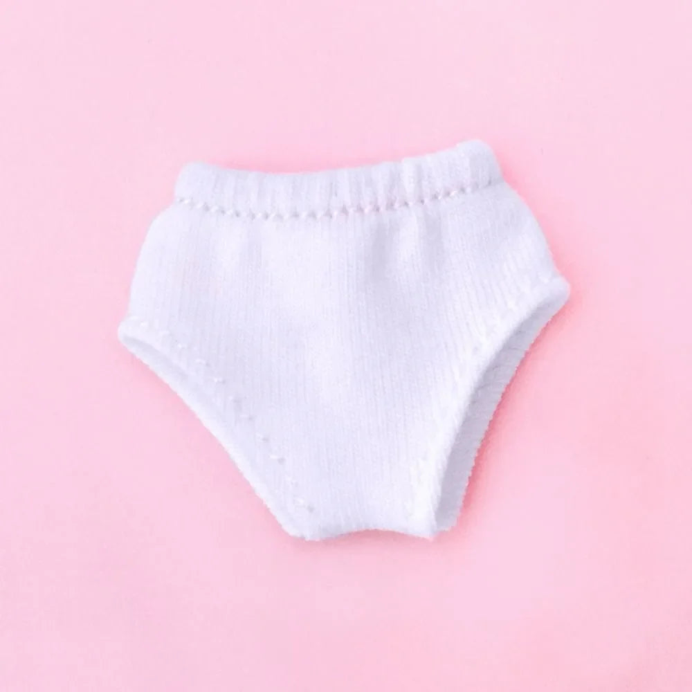 Cute OB11 Doll's Underwear DIY Elasticity Cotton Underwear 12 Colors Briefs Underwear