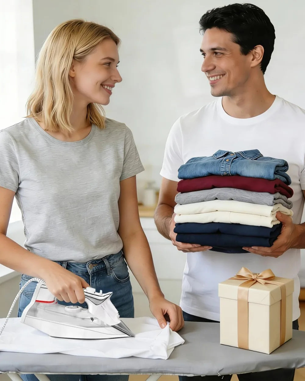 1800W Steam Iron With Nano Ceramic Soleplate And Auto Off