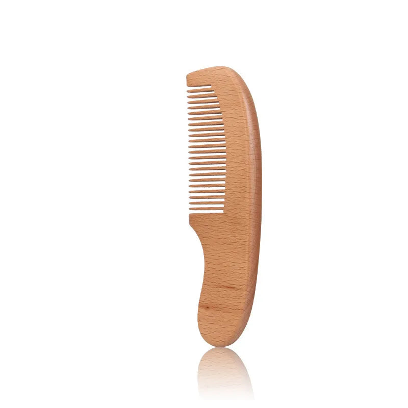 Newborn Baby Wool Baby Wooden Brush Comb Newborn Hair Brush Infant Head Massager Portable Baby Comb Hair Bath Brush Comb New