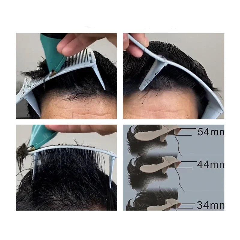 1/3Pcs Barber Hair Comb Kit Flat Top Hair Cutting Fading Stying Fade Comb  Men Fade Brush Salon Hair Tool Accessories