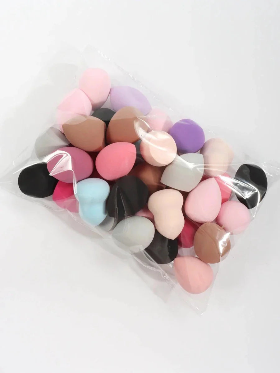 Beauty Sponge Set - Foundation Mixing Puffs 6-60 Pieces