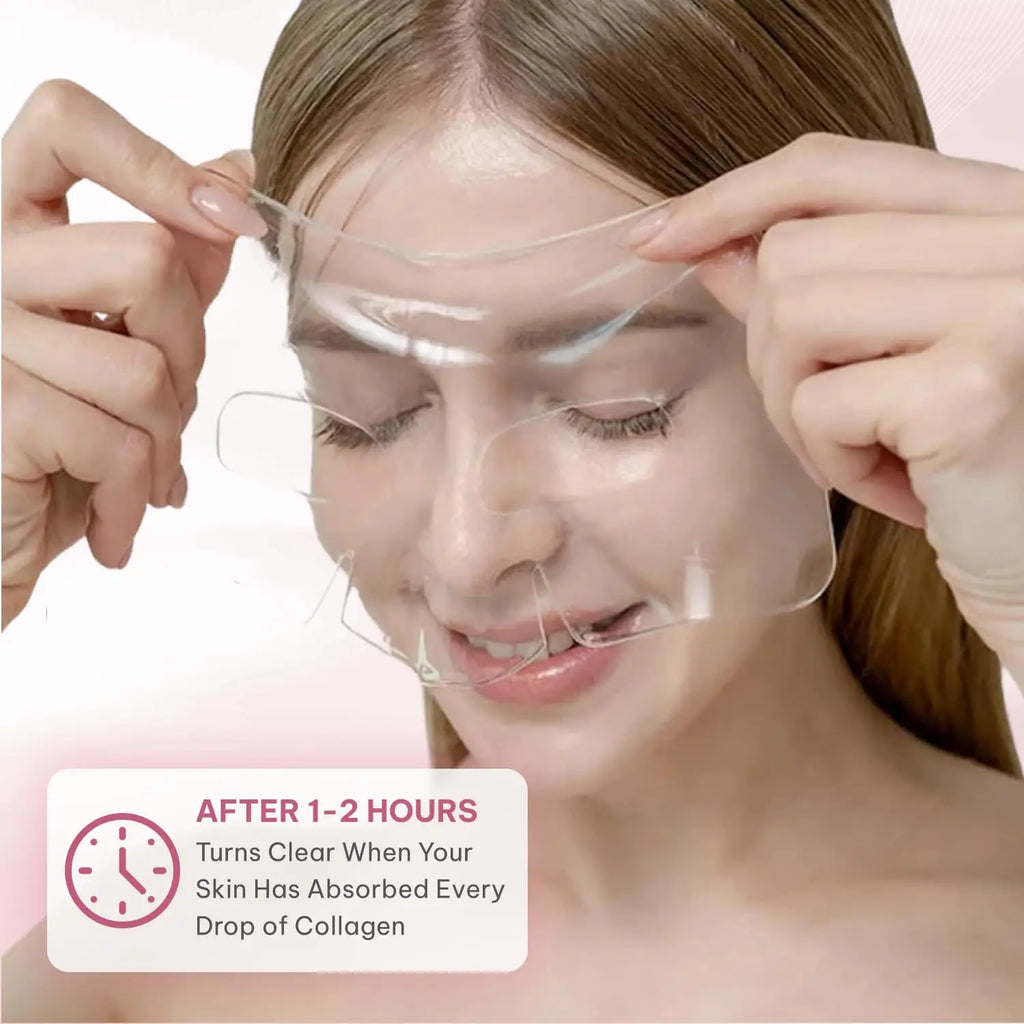 Collagen Face Mask Overnight – Hydrating Korean Sheet Mask – Niacinamide & Low Molecular Collagen – Firming & Smoothing Skinc