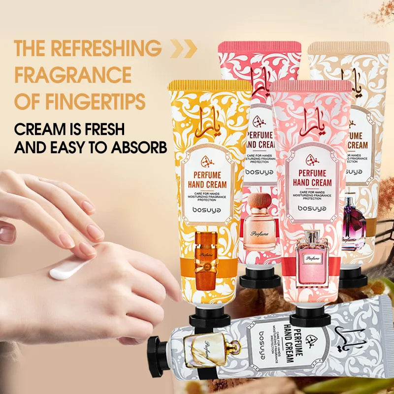 5-piece set of perfume/fruit fragrance hand cream set moisturizing repair anti-drying hand cream set hand skin care products