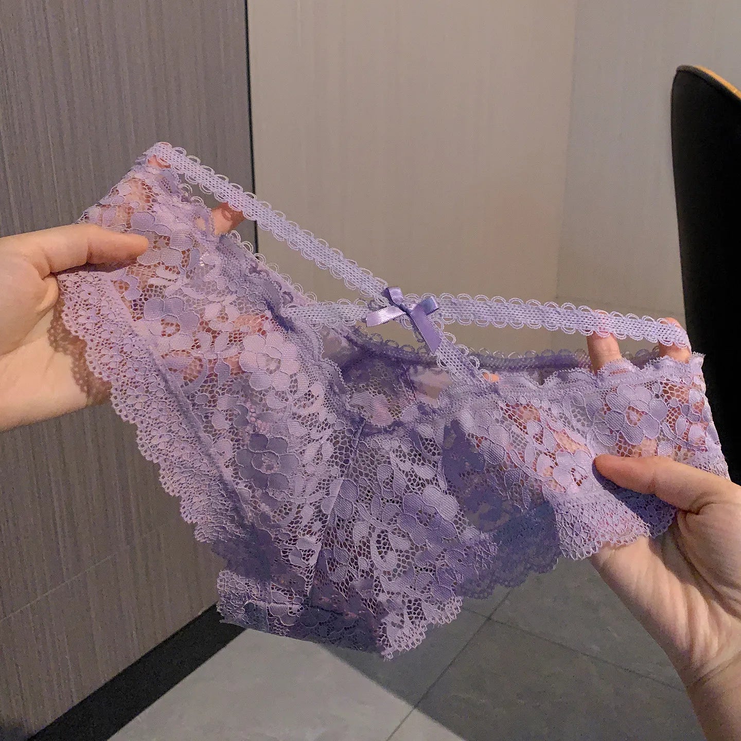 Lace Thin Sexy Girls Panties Seamless Women Briefs Thong Hollow Out G String Underwear Transparent Female Low Waist Lingerie