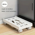 Adjustable Mobile PC Tower Stand with Wheels under Desk CPU Holder Adjustable Stable Mobile Computer Host Stand for Home Office