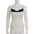 SUCHCUTE Chic Lace Patchwork Polka Dot Camis Tops Elegant Sleeveless Tank Tops Summer Casual Daily Wear Streetwear Camisole 2026