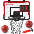 Indoor Kids Basketball Hoop, Dunkable Mini Basketball Hoop Over-the-Door, Teen Gift Toy, Halloween/Christmas/Thanksgiving gifts