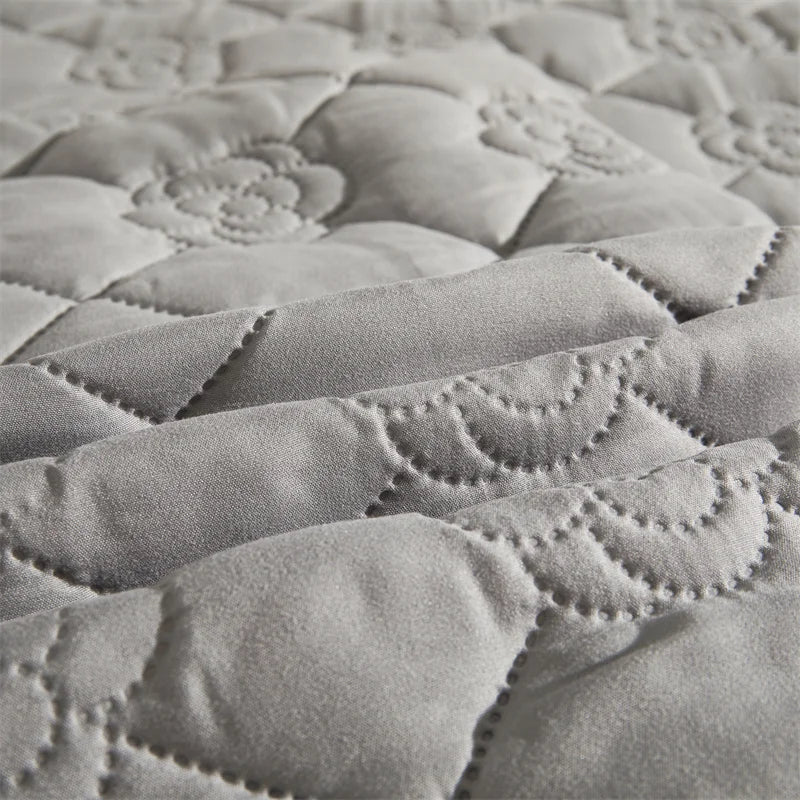 Waterproof Breathable Quilted Fitted Sheet Deep Pocket Mattress Cover Soft Microfiber Elastic Anti-slip Twin Full Queen King Bed