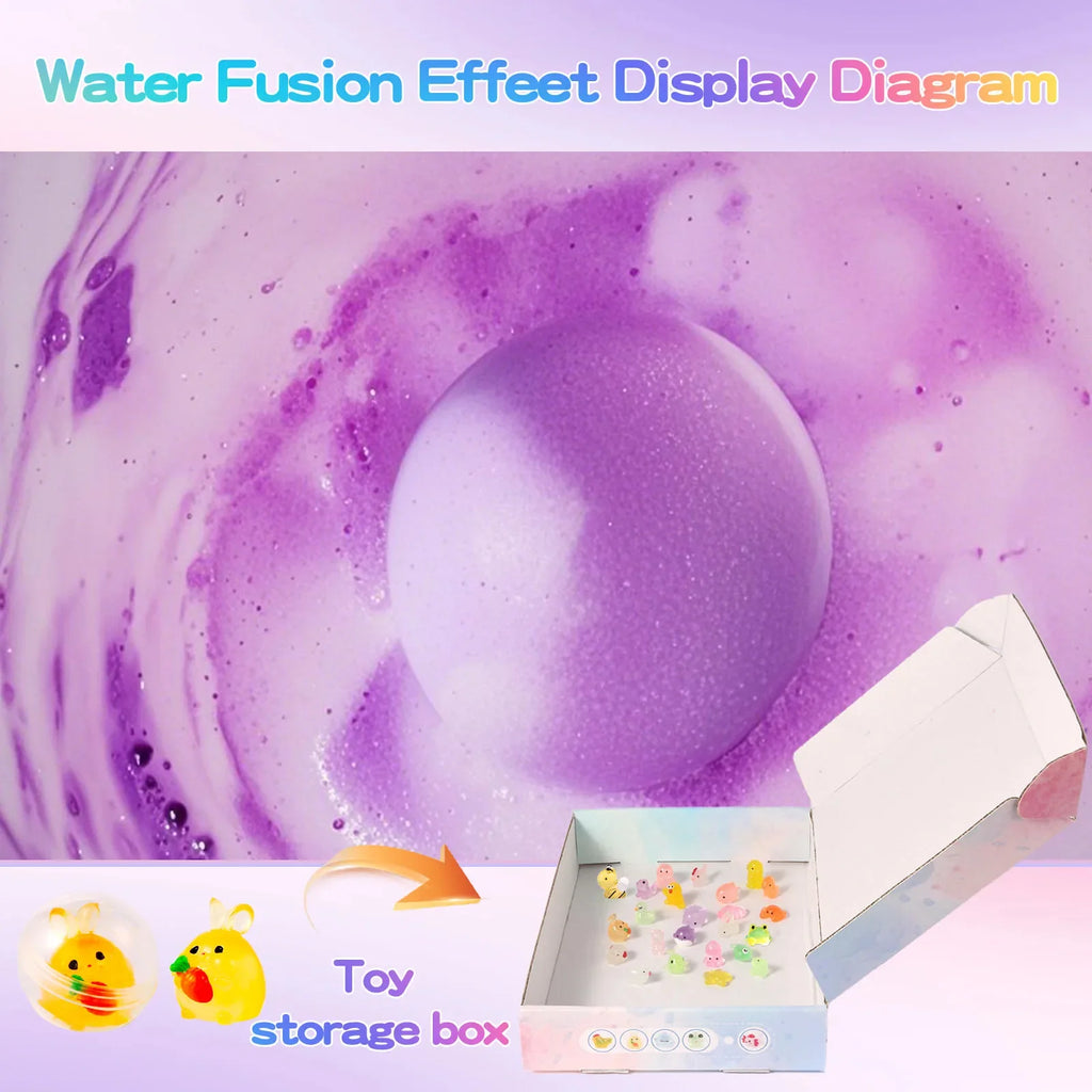 15Pack/24Pack Bath Bombs for Kids with Surprise Inside, Natural Organic Kids Bubble Bath Fizzy for Girls Boys