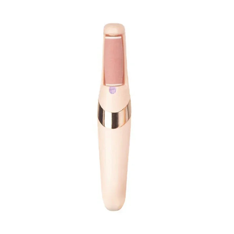 NEW USB Electric Dead Skin Pedicure Automatic Foot Grinder Rechargeable Roller Feet Pedicure Tool with 2 Removable Roller Heads