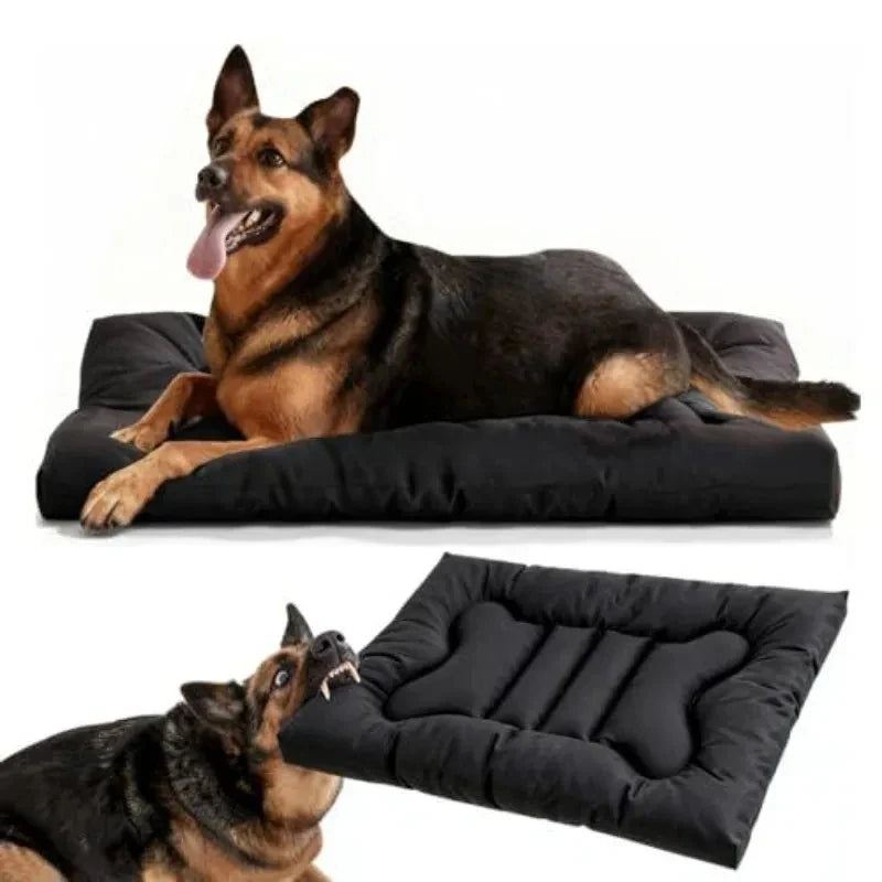 Chew Proof Anti Dog Bed For Medium Large Dogs Waterproof Washable Durable Dog Crate Pad Non Slip Sturdy Kennel Sleeping Pet Mat