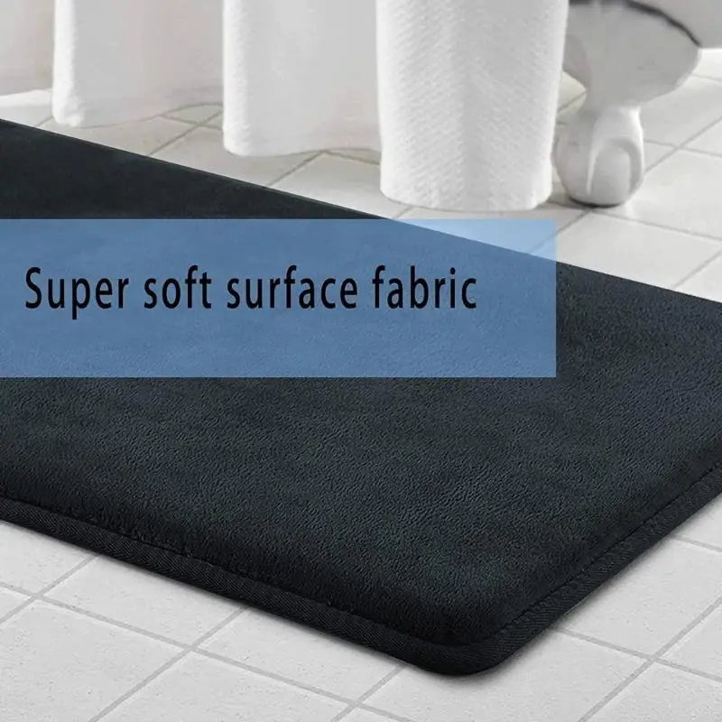 G6KF Set of 3 Bathroom Rugs Toilet Mats Super Absorbent Floor Mat European Decoration