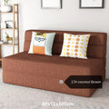 Folding sofa bed dual-purpose small apartment living room bedroom tatami rental house lazy sofa accompanying bed anti-fall pad