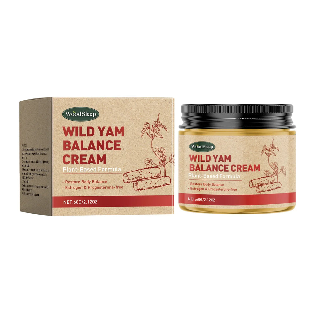 Wild Yam Cream Progesteron Hormone Regulation Balancing Tightening Smoothing Moisturizing Wrinkles Removing Women's Health Balm