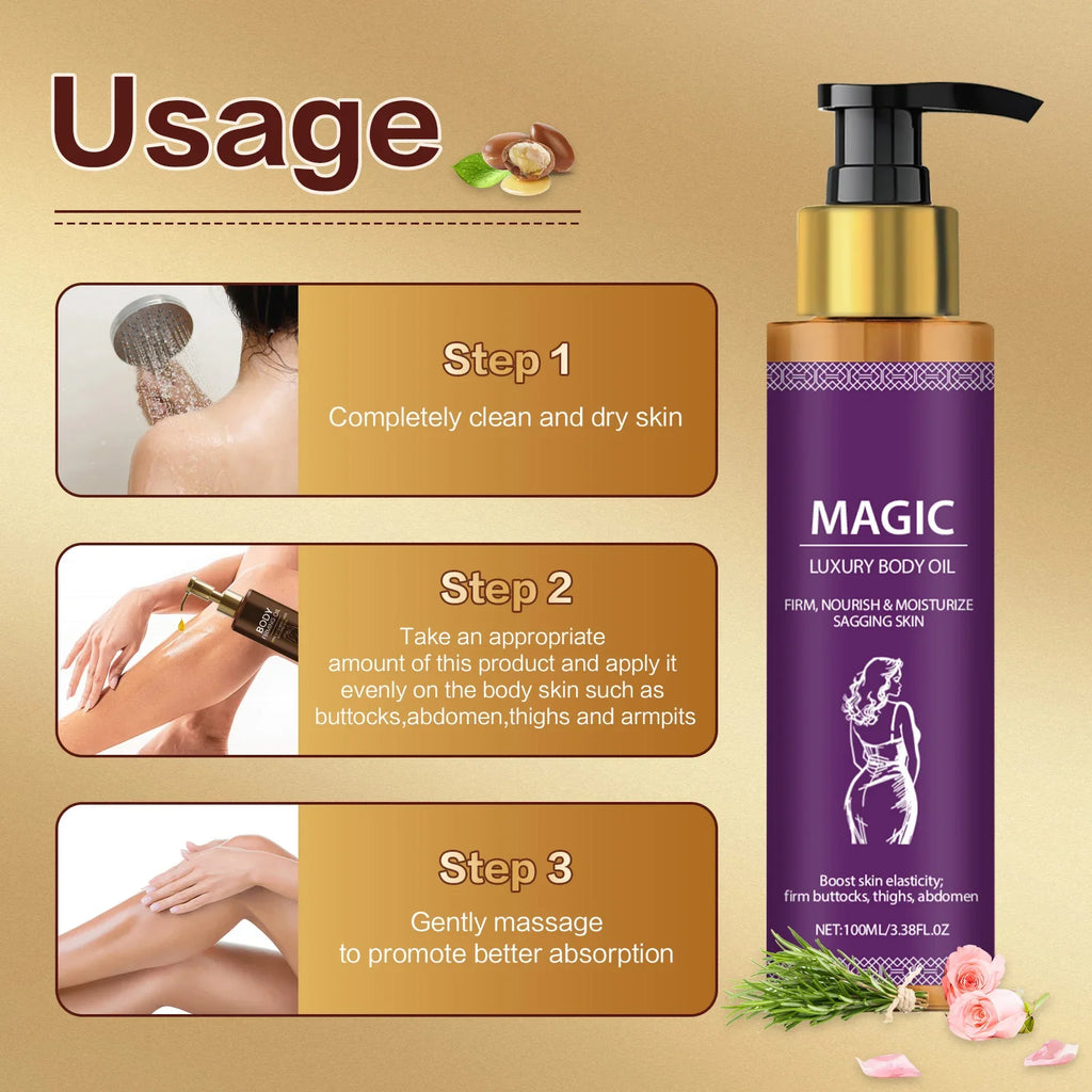 Tightening Body Oil Lightening Improve Dry Brightening  Nourishing Lifting Firming Smooth Anti Cellulite Skin Care Massage Care