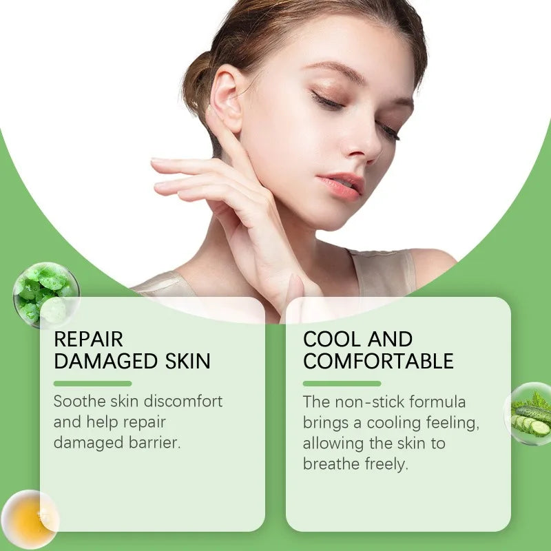260ml Aloe Vera Gel Moisturizing and Brightening Skin Tone Acne-removing Aloe Vera Gel After-sun Gel Moisturizing Cream