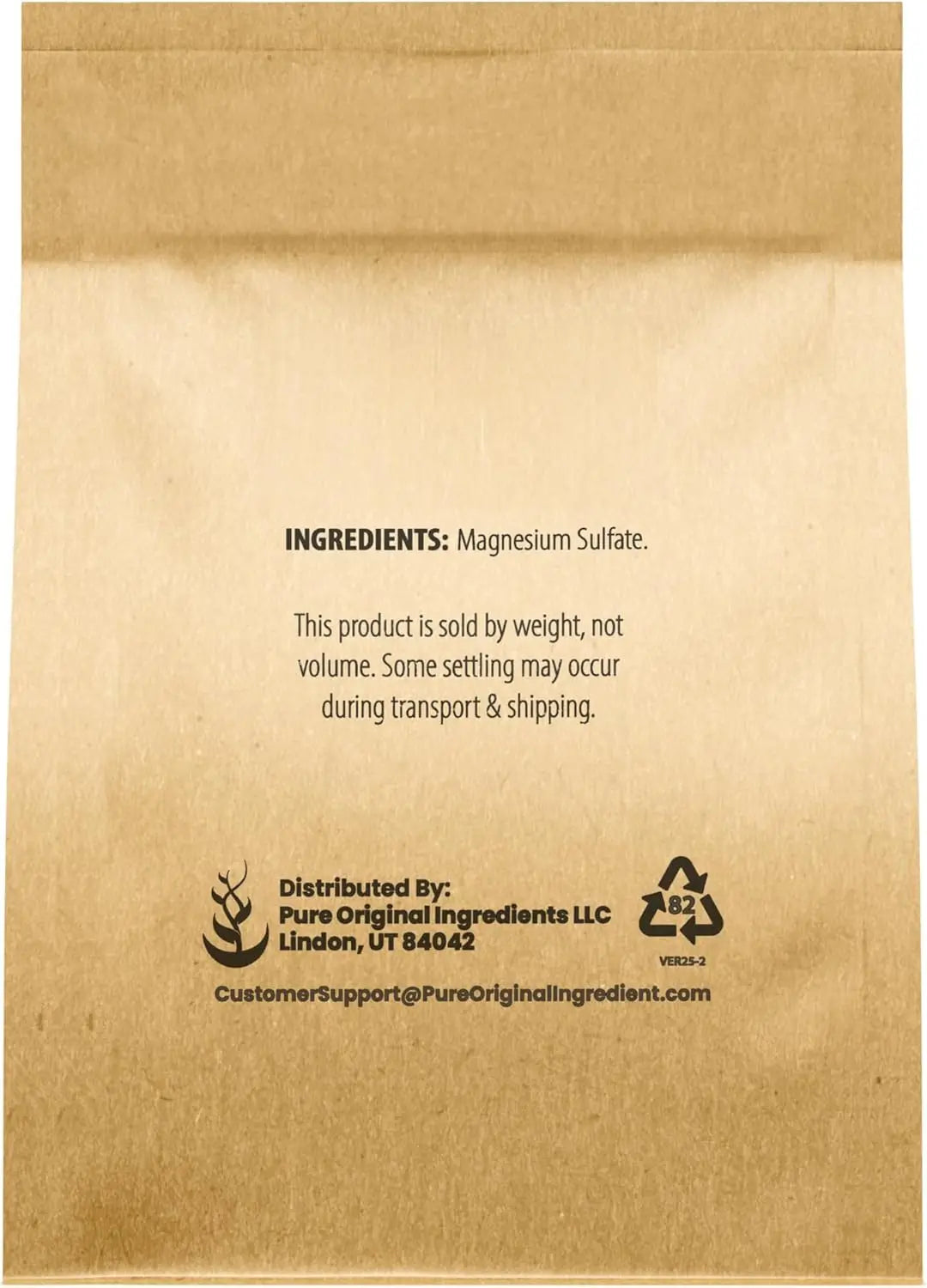 Epsom Salt Pure Magnesium Sulfate Food Grade, Soaking Solution for Bath Bombs & Garden Use, 1 Pound