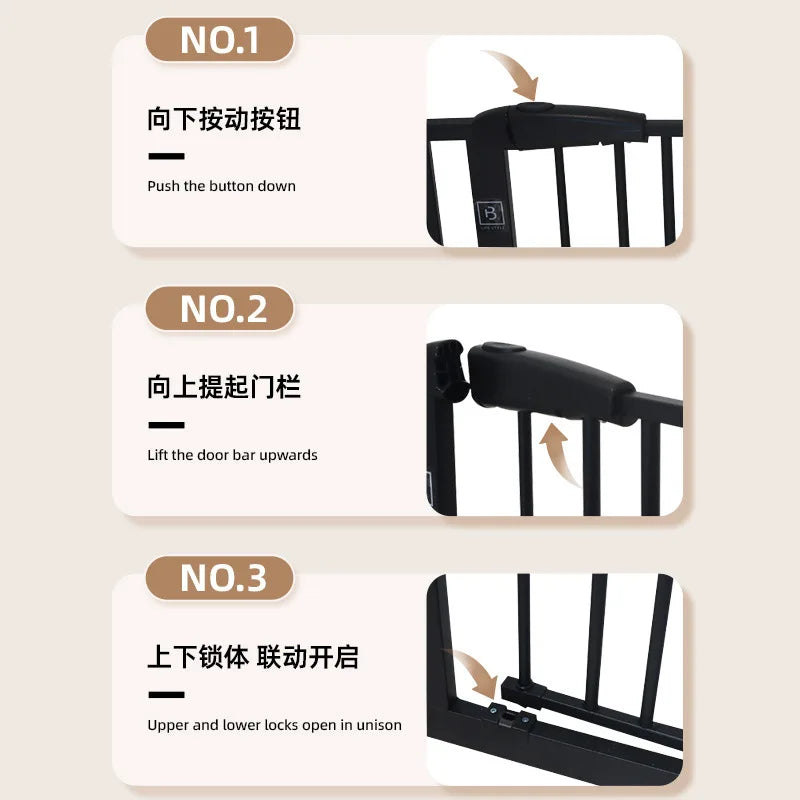 Pet Fences Anti-cat Door Fence Cat Fences Isolation Door Dog Fence Pet Barrier Door Guardrail Dog Supplies
