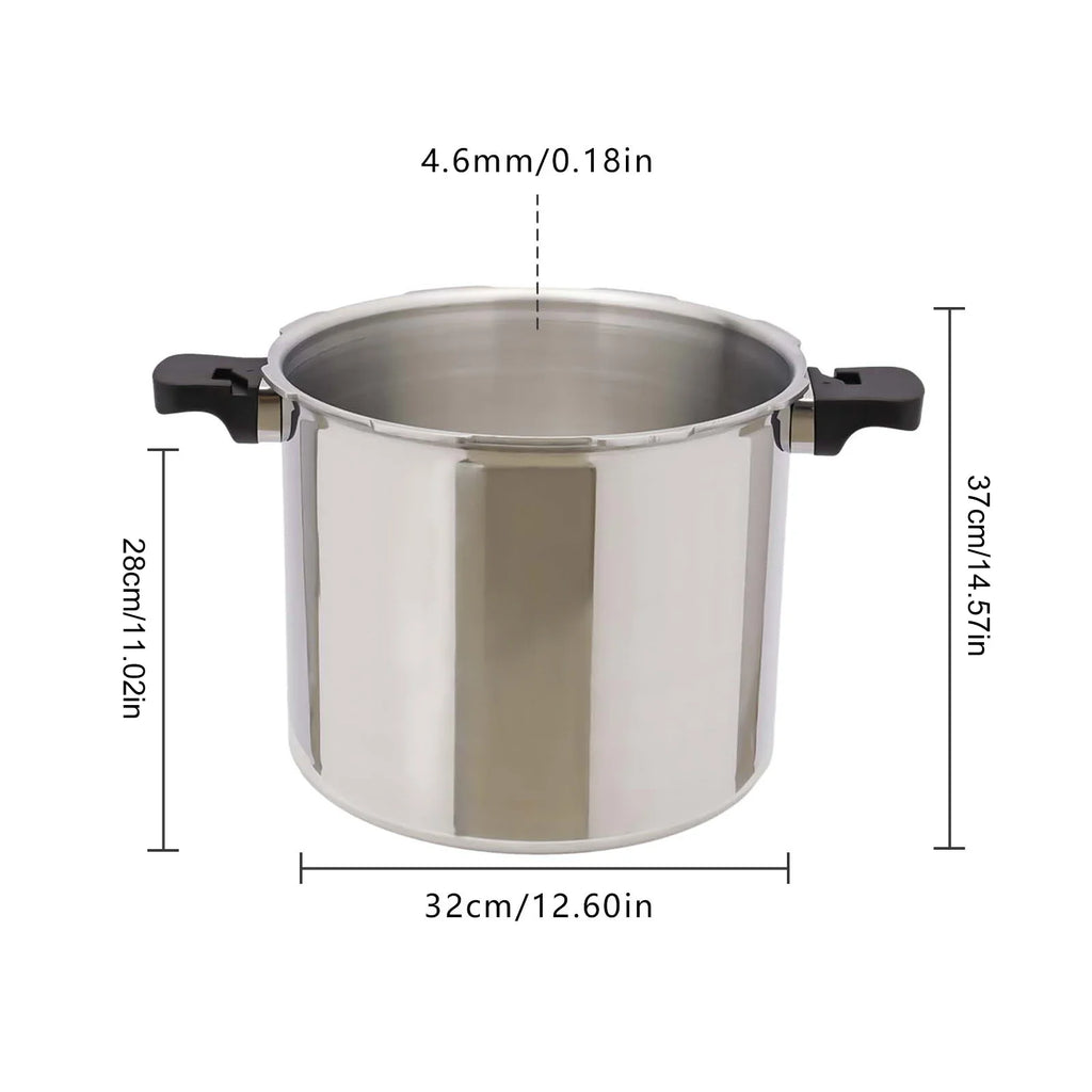 Pressure Canner And Cooker With Gauge 13 PSI Explosion Proof Safety Valve