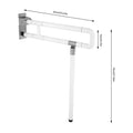Foldable Toilet Grab Bar Non Slip Handrail For Bathroom Safety