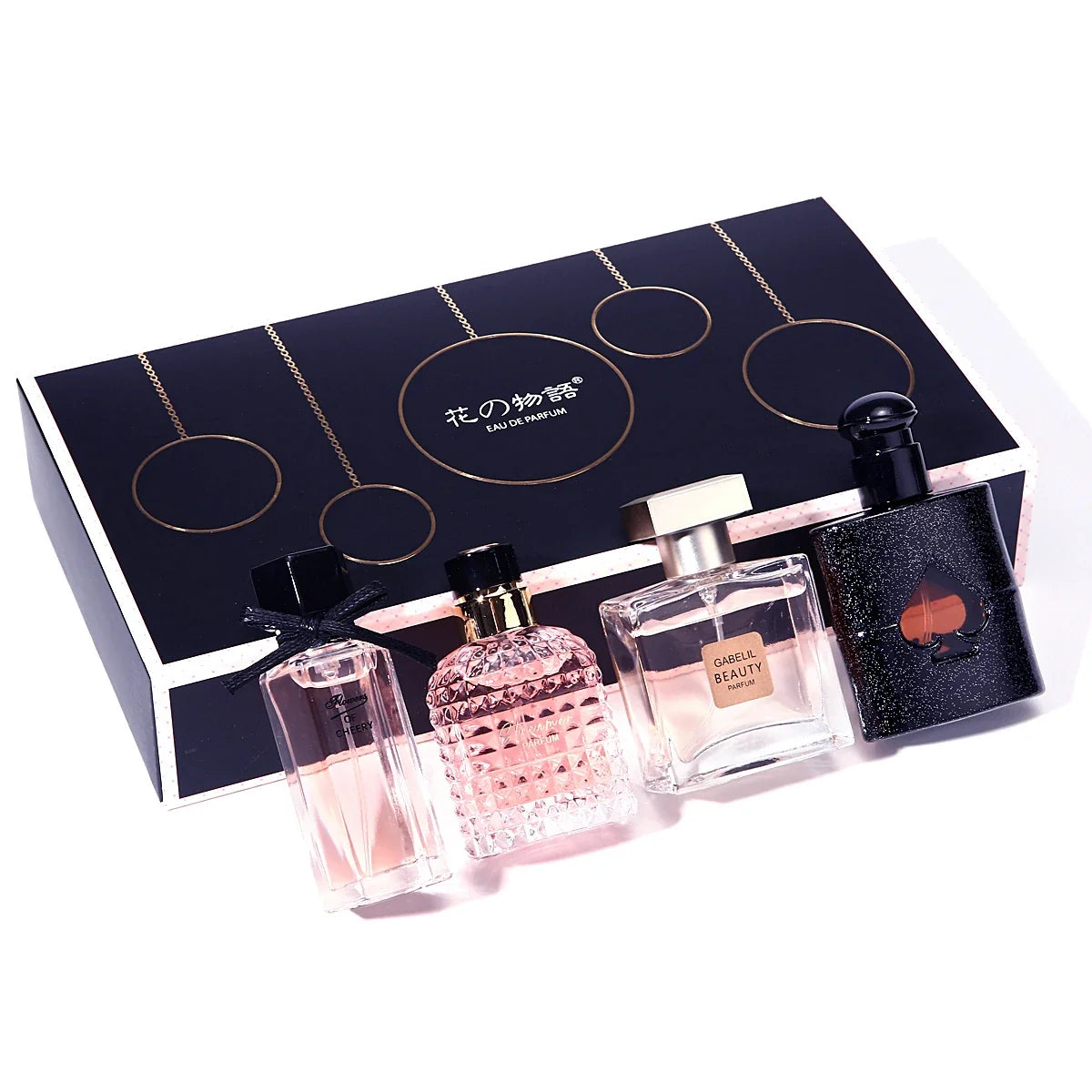 Original Women's Perfume 105ml Four-Piece Set with Fresh Long-Lasting Eau De Parfum Gift Box Plant Floral Scent