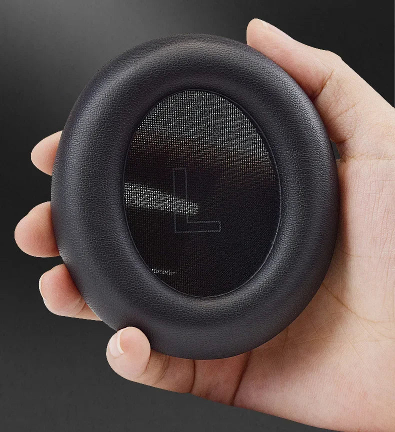 Replacement Memory Foam Ear Pads with Buckle for Over-Ear Headphones – Soft Leather Earmuffs, 1 Pair