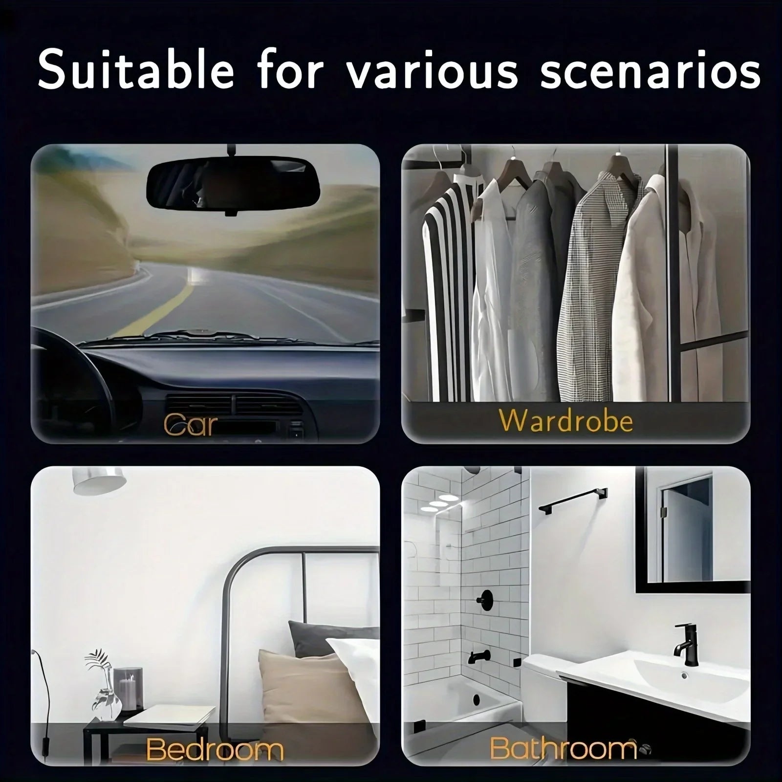 1pc Funny Cat Design Car Aromatherapy Tablet, Car Fragrance Tablet, Car Rearview Mirror Pendant, Wardrobe Aromatherapy Tablet